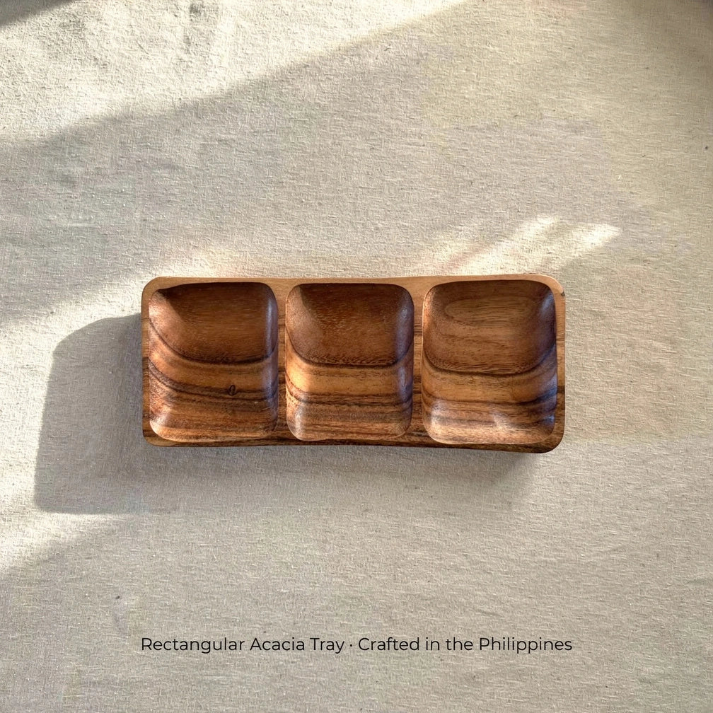 Rectangular Acacia Tray