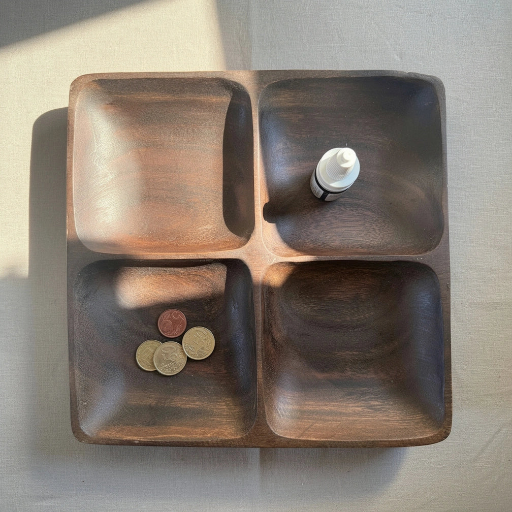 Square Acacia Tray