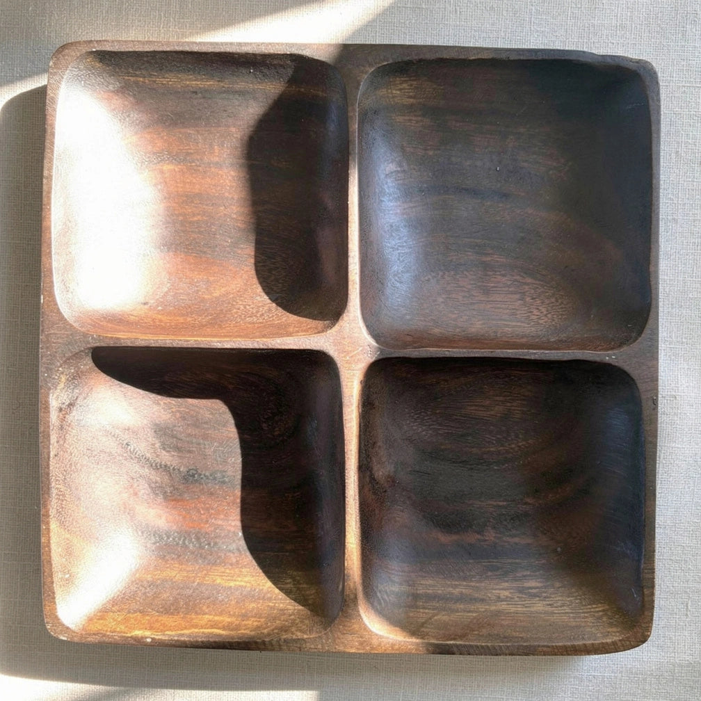 Square Acacia Tray