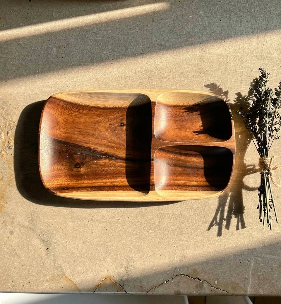 Oval Acacia Tray