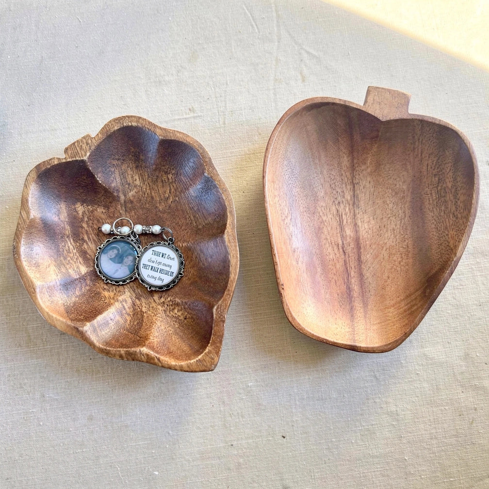 Acacia schaaltjes set — Appel & Aardbei